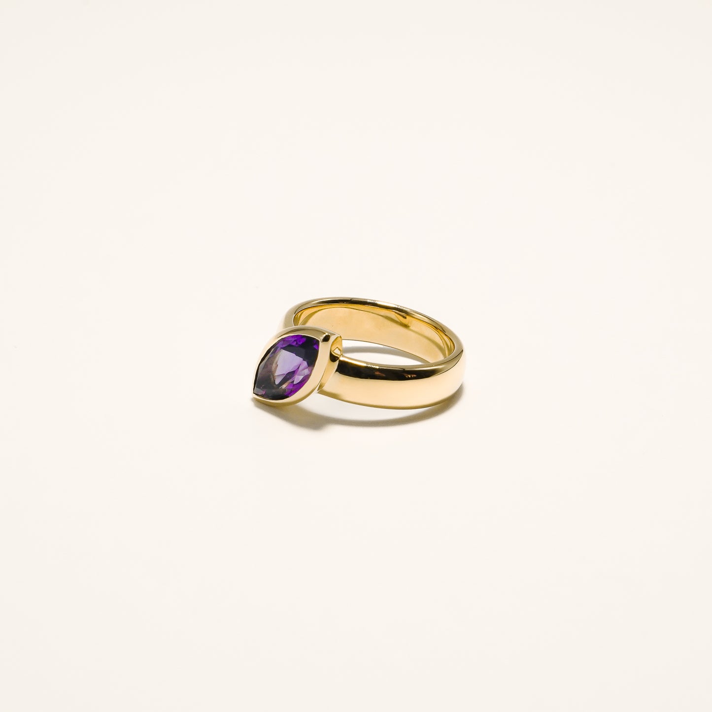 Marquise Amethyst Ring