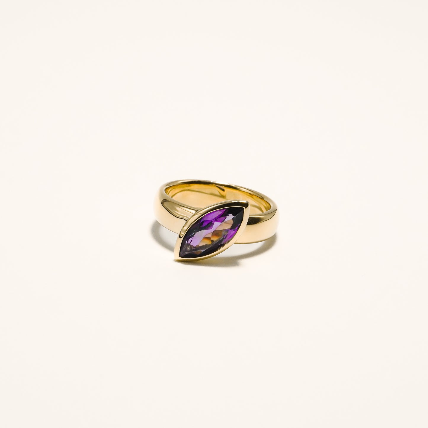 Marquise Amethyst Ring
