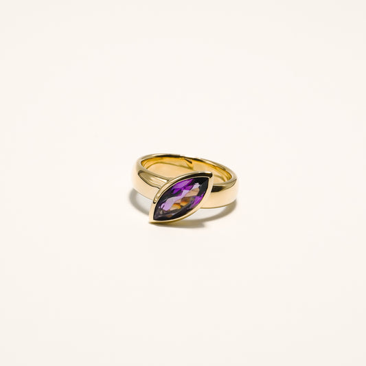 Marquise Amethyst Ring