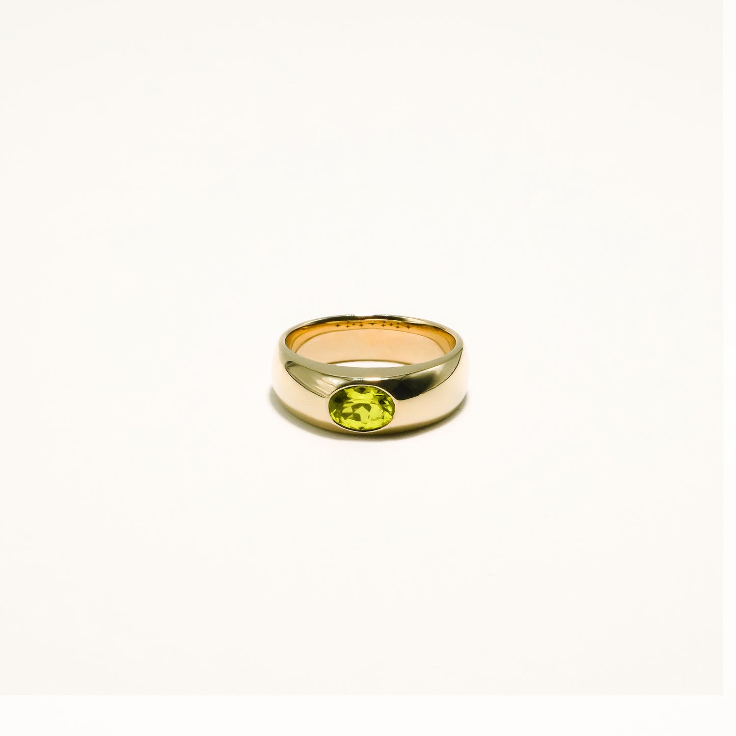 Oval Gemstone Ring