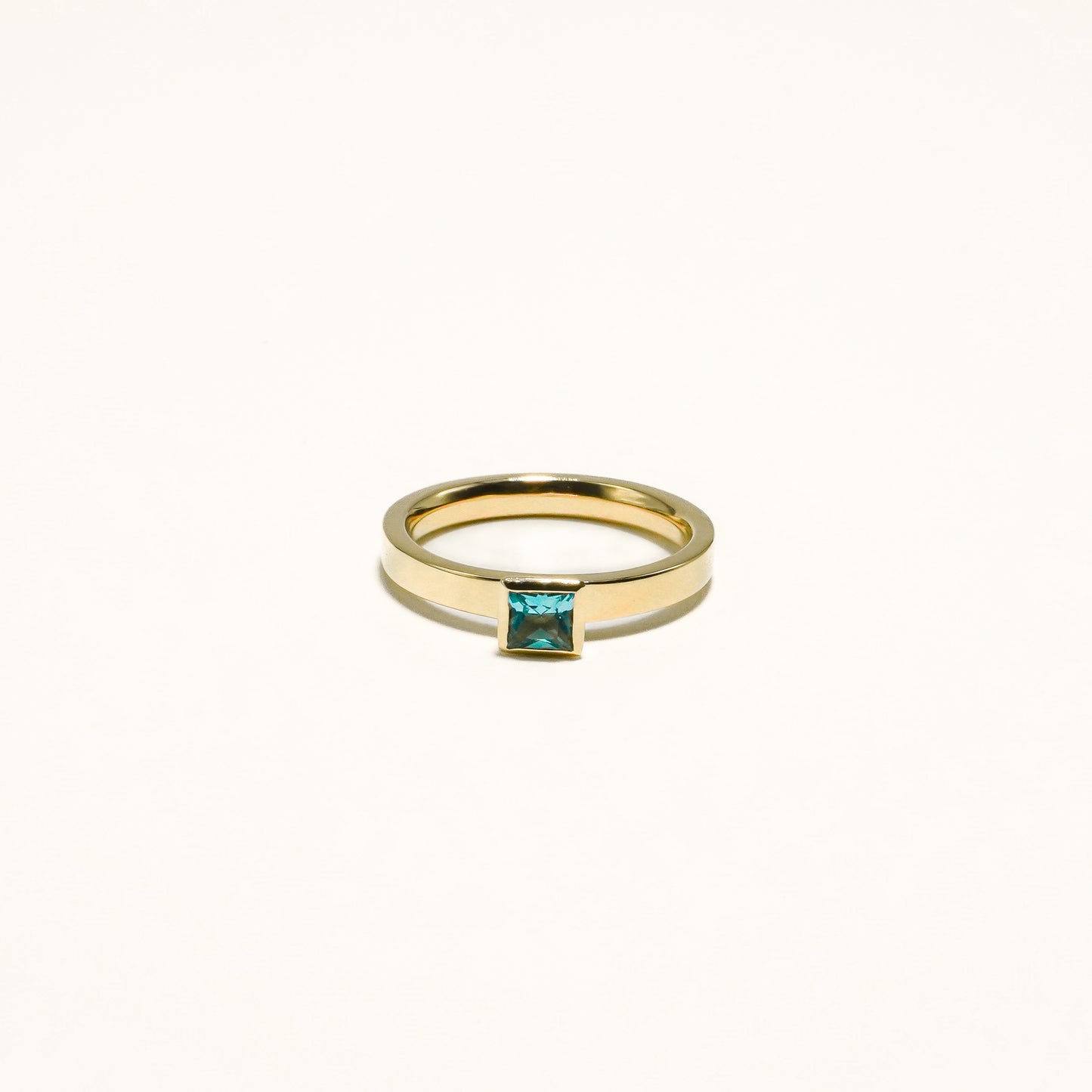 Princess Cut Gemstone Ring