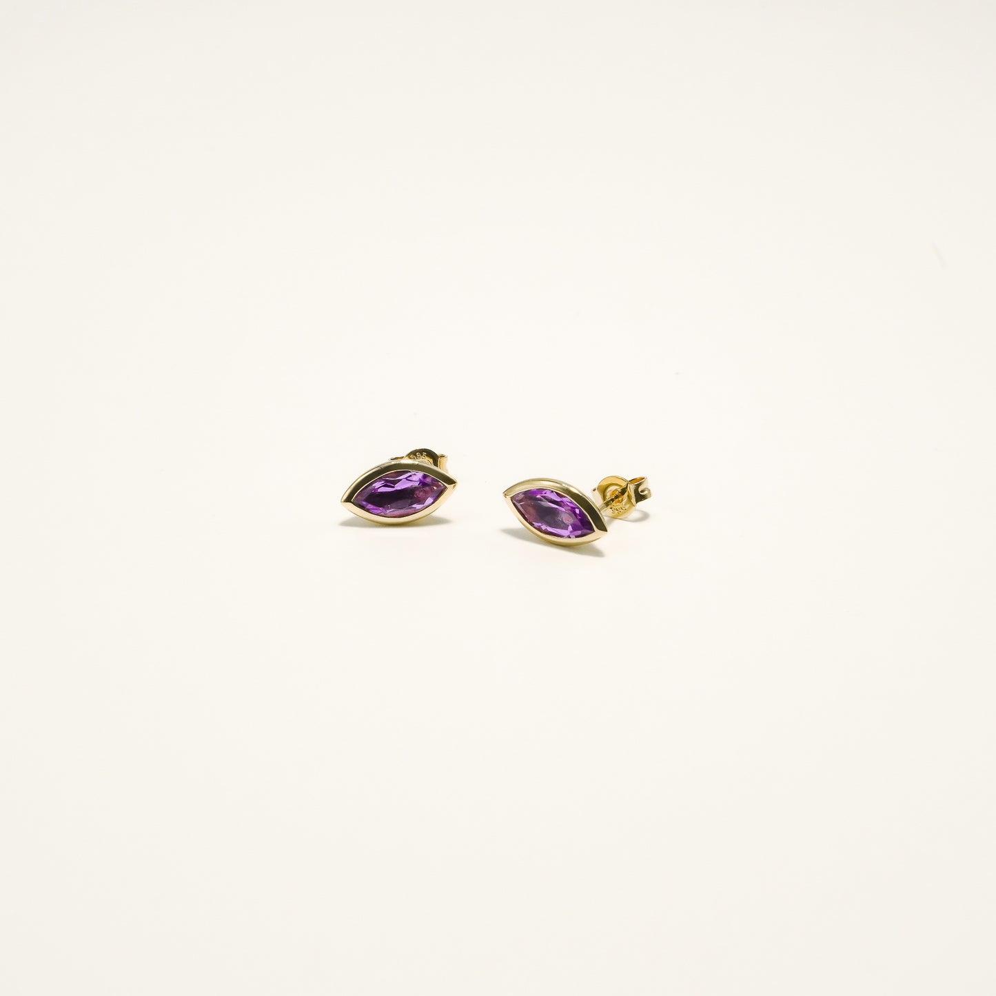 Marquise Amethyst Earrings