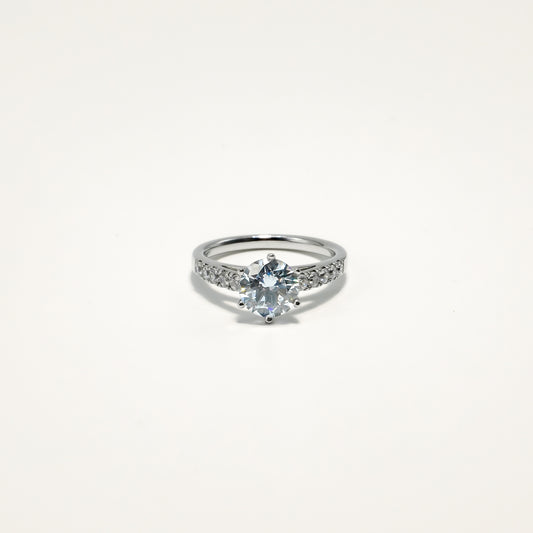 Round Brilliant LGD Shank Engagement Ring