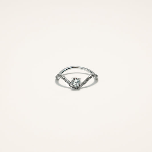V Shaped LGD Engagement Ring