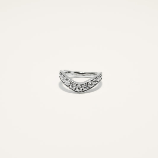 Contour Pave Set Band