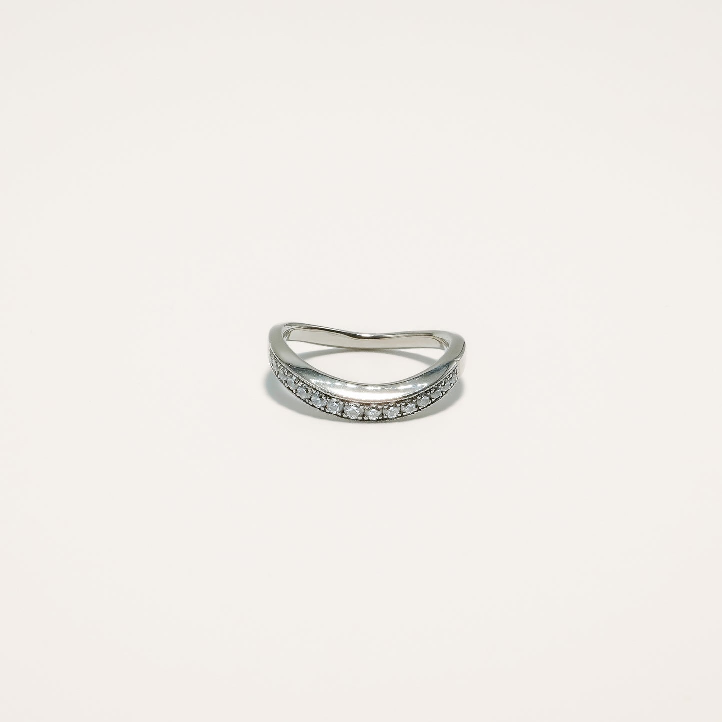 Contour Pave Set Band