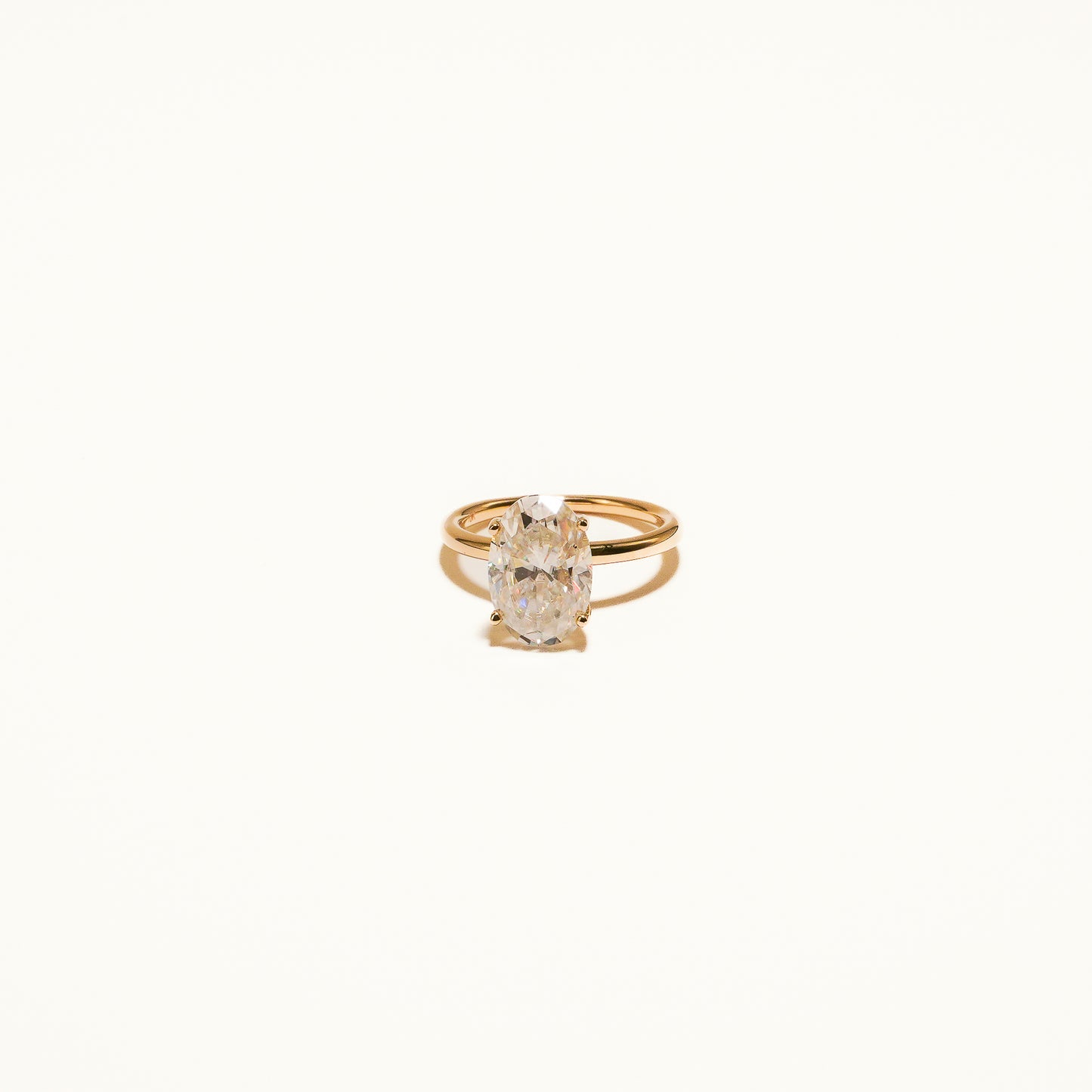 Oval Shape Cubic Zirconia Ring
