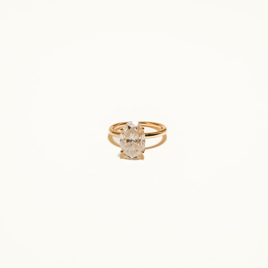 Oval Shape Cubic Zirconia Ring