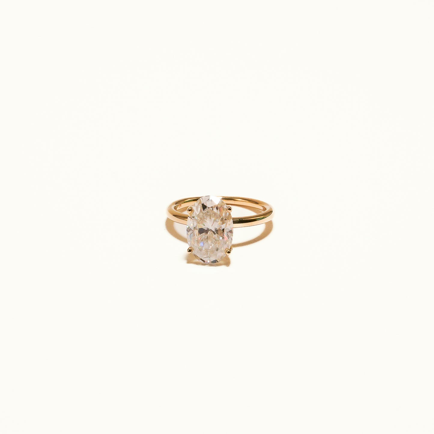 Oval Shape Cubic Zirconia Ring
