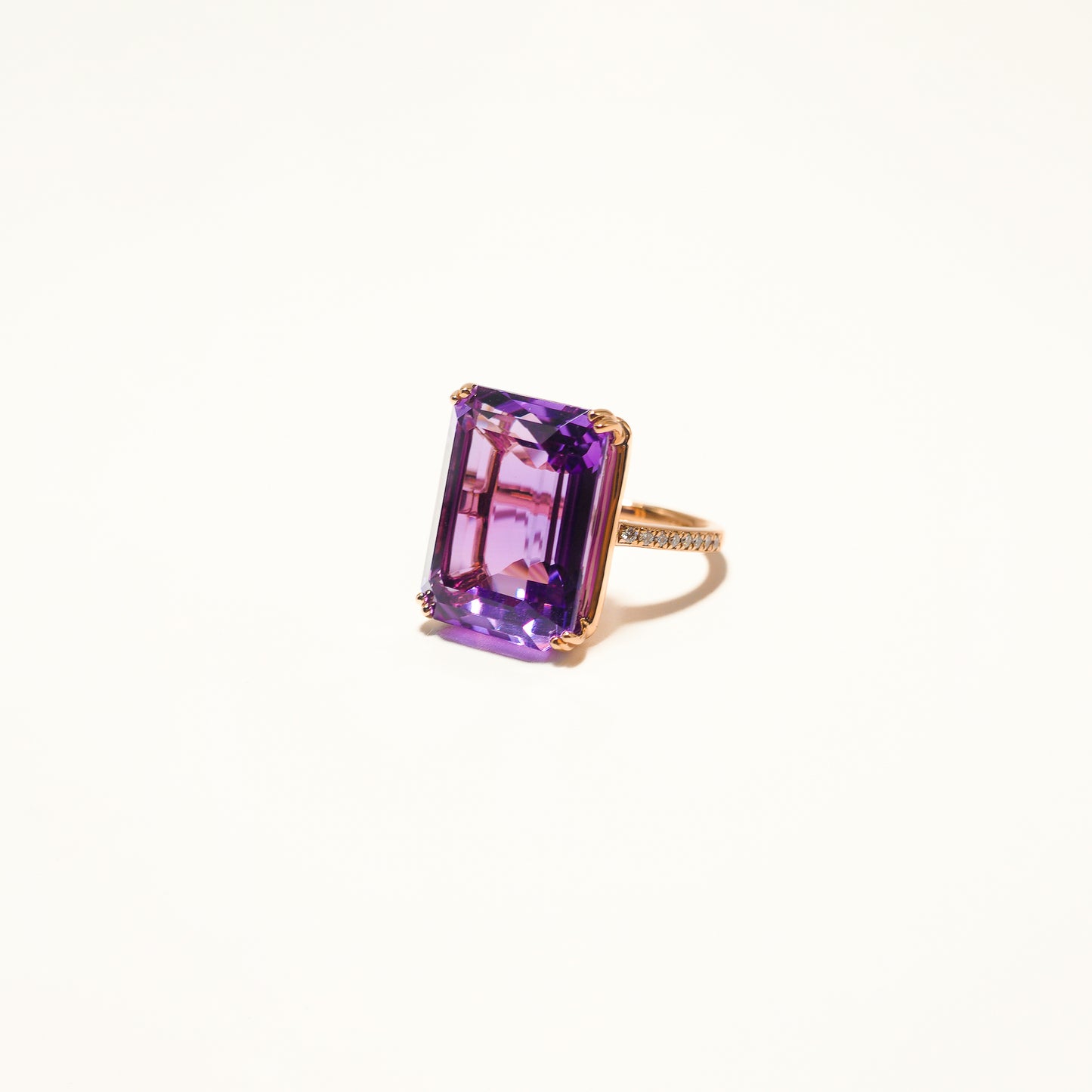 Pink Amethyst LGD Ring