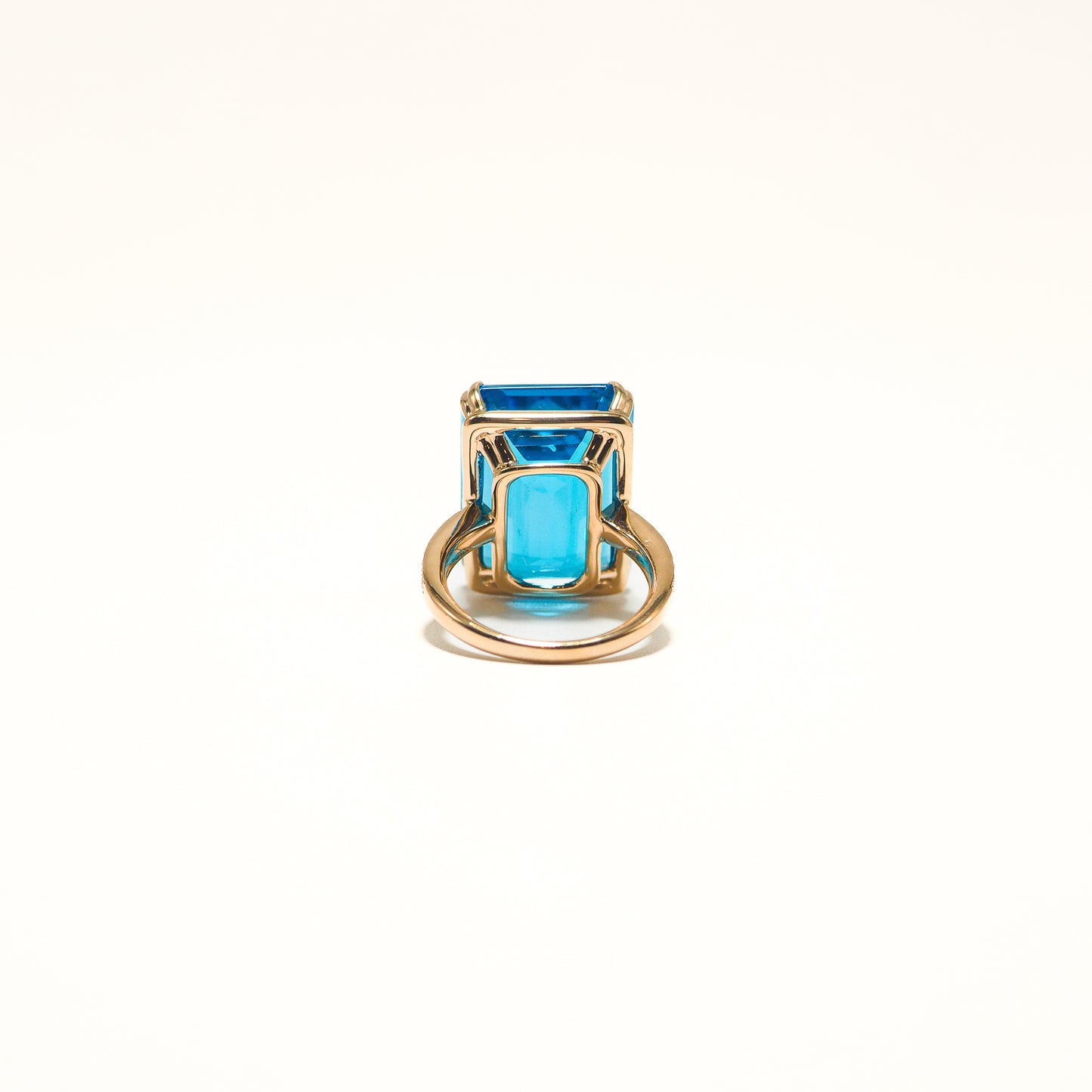 Swiss Blue Topaz LGD Ring
