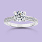 1 Carat White Gold Engagement Ring.