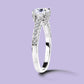 1 Carat White Gold Engagement Ring.