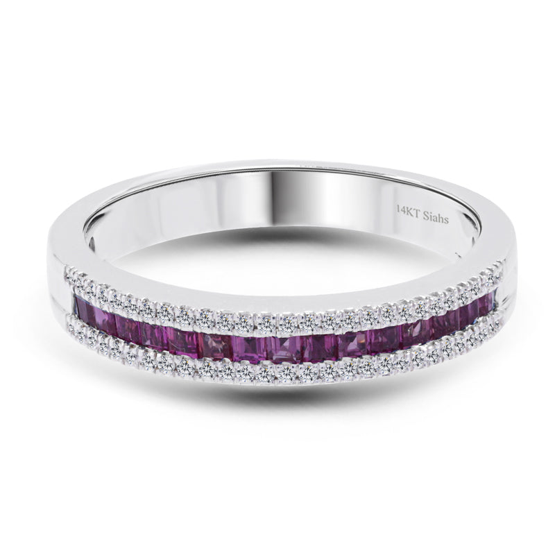 Ruby White Gold Ring.