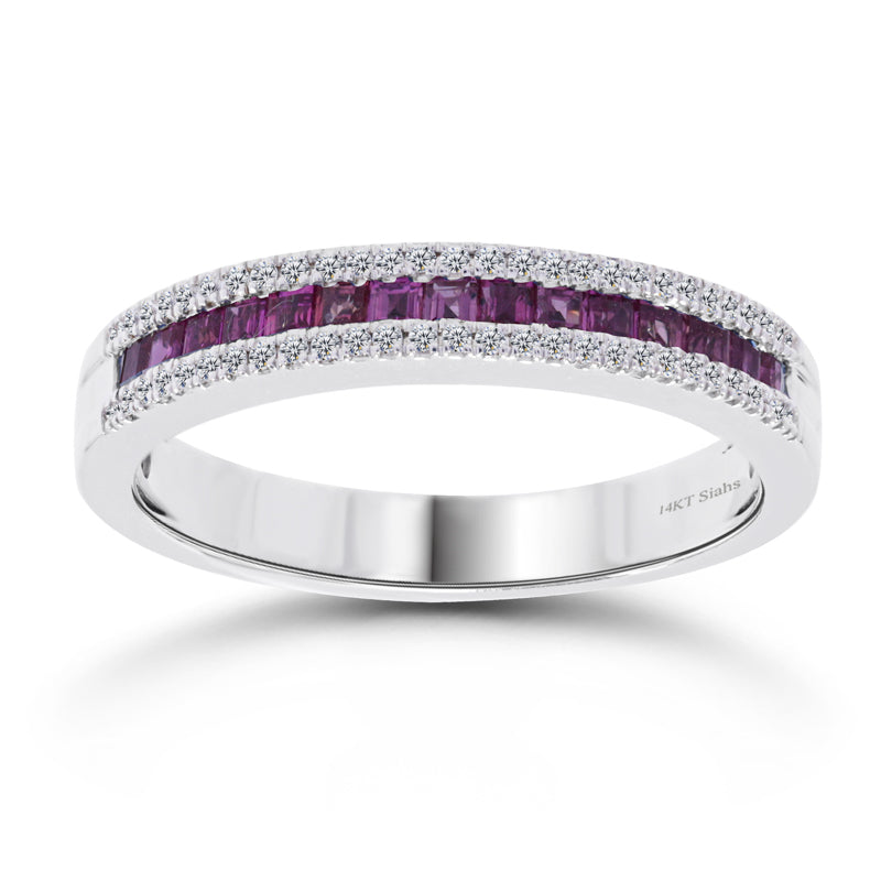 Ruby White Gold Ring.