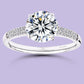 10K White Gold LGD (2CT) Engagement Ring. #08721