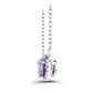 Amethyst White Gold Necklace.