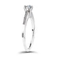 0.30 Carat White Gold Engagement Ring.