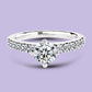 0.50 Carat White Gold Engagement Ring.