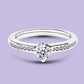 0.30 Carat White Gold Engagement Ring.