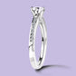 0.30 Carat White Gold Engagement Ring.