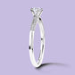 0.30 Carat White Gold Engagement Ring.