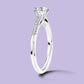 10K White Gold (0.50CT) Engagement Ring. #20049.