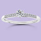 0.20 Carat White Gold Engagement Ring.