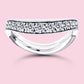 0.75 Carat White Gold Wedding Band.