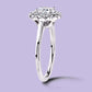 10K White Gold LGD (1CT) Engagement Ring. #20086