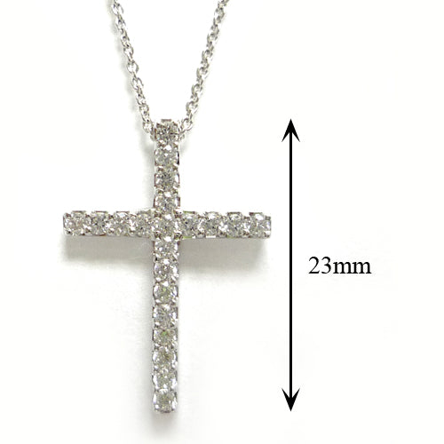 White Gold Cross.