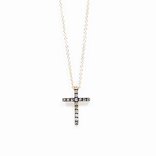 White Gold Cross.