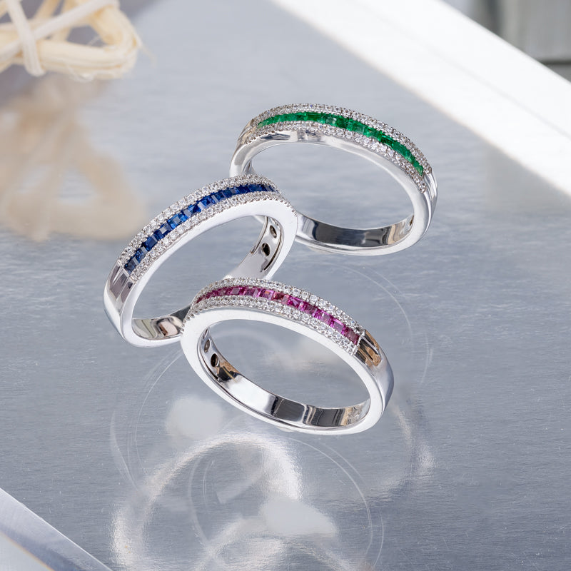 Ruby White Gold Ring.